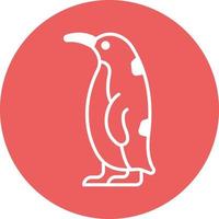 Pinguin, der leicht bearbeitet oder geändert werden kann vektor