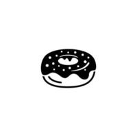 Donut einfache flache Symbolvektorillustration vektor