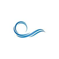 Wasserwellen-Logo-Vorlage. Vektor-Symbol-Illustration vektor