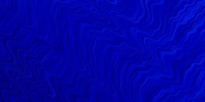 hellblauer Vektorhintergrund mit gebogenen Linien vektor