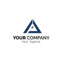 kreativer minimaler Buchstabe ein Logo-Design 2. Premium-Business-Logo. kostenloser Vektor