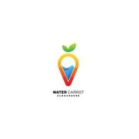 Wasserkarotten-Logo-Vorlage für Unternehmen vektor
