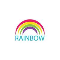 Regenbogen-Logo-Vektor vektor