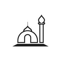 islamisches logo, moschee vektor