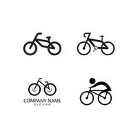 bycicle logotyp mall vektor