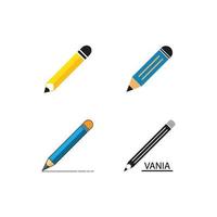 penna logotyp ikon vektor