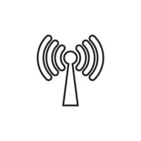 Wireless-Logo-Vorlage vektor