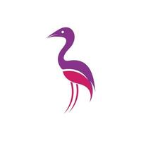 Flamingo-Logo-Abbildung vektor