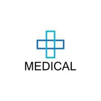 hälso-medicinsk logotyp vektor