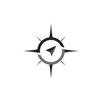 Kompass-Logo-Vorlage vektor