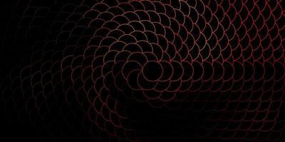 dunkelorange Vektorschablone mit Kreisen vektor