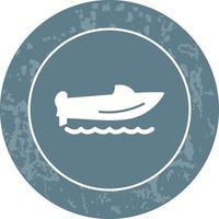hastighet båt vektor ikon
