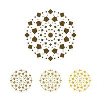 Mandala-Vektor abstraktes Illustrationsdesign, Ornament im ethnischen Stil. Grenze Hintergrund vektor