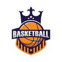 Basketball-Club-Logo-Abzeichen-Vektor vektor