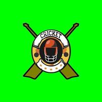 heller Cricket-Liga-Logo-Vektor vektor