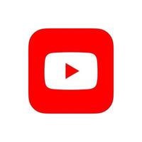Youtube-Logo-Vektor, Youtube-Icon-Vektor, Youtube-Symbol-freier Vektor