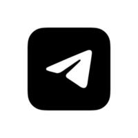 telegram logotyp vektor, telegram ikon fri vektor