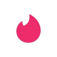 tinder app logotyp vektor, tinder app ikon fri vektor