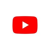 Youtube logotyp vektor, Youtube ikon vektor, Youtube symbol fri vektor
