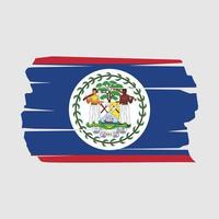 belize flagge bürste vektor