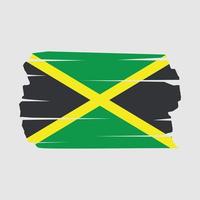 jamaica flaggborste vektor