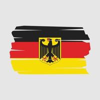deutschland flagge bürste vektor