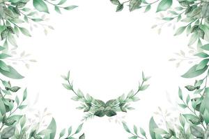 schöner aquarellblumenblatthintergrund vektor