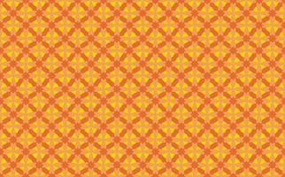orange und braunes Blumenbatikmuster. nahtloser moderner Batik für Stoff, Textil, Tapete, Abdeckung und Karte. vektor