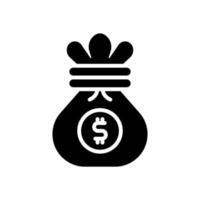 Geldsack-Symbol für Ihre Website, Ihr Handy, Ihre Präsentation und Ihr Logo-Design. vektor