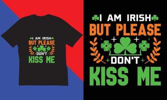 st. Patricks dag t-shirt design. vektor