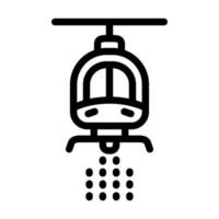 Helikopter-Icon-Design vektor