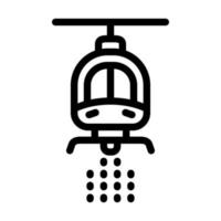 helikopter ikon design vektor