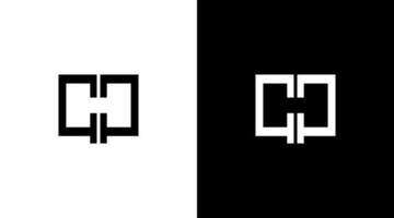gg vektor logotyp monogram brev första svart och vit ikon illustration stil mönster mallar