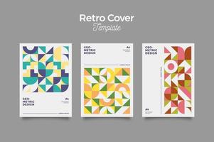 Retro Cover Poster für Unternehmen vektor