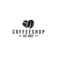 Café-Logo-Design-Vektor vektor