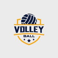 Volleyball-Team-Emblem-Logo-Design-Vektor-Illustration vektor