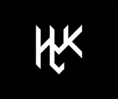 hvlk logotyp vektor design mall. hvlk brev och hvlk brev kombinera logotyp emblem monogram. logotyp design.