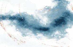 Vektor abstrakten Hintergrund mit Marmormuster. aquarellblauer hintergrund mit elementen aus goldspritzern. ideal für Hintergründe, Websites, Postkarten, Einladungen, Banner, Broschüren, Broschüren und m