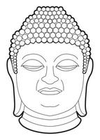 Buddha-Vektor-Illustration vektor