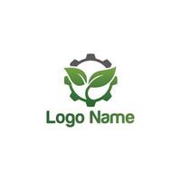 vektor grön bil redskap logotyp design