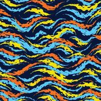 blå, orange, och gul borsta stroke texturerad vektor bakgrund isolerat på fyrkant mall för social media posta omslag, affisch, scarf textil- och papper skriva ut, affisch, broschyr.