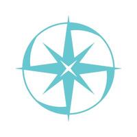 Kompass-Logo-Icon-Design vektor
