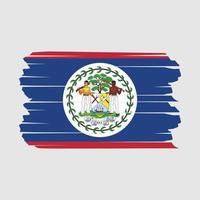 belize flagge bürste vektor