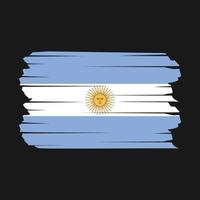 argentinsk flaggborste vektor