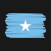 somalia flagge bürste vektor