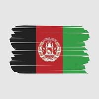 afghanistan-flaggenpinsel vektor
