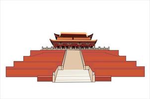 kaifeng tempel vektor illustration vektor illustration