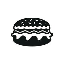 Hamburger-Illustrationsvektor vektor