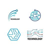 logotyp för affärsteknologi vektor