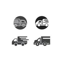 Logosymbol für schnelle Lieferung delivery vektor